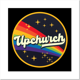 Upchurch // Rainbow In Space Vintage Style Posters and Art